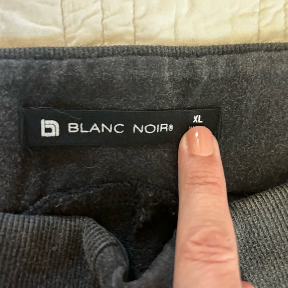 Blanc Noir Sweatpants. Braided sides. Unique! - Picture 4 of 10
